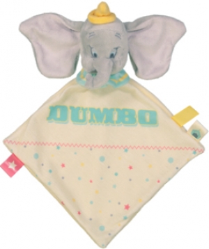 Doudou Dumbo jaune et bleu
